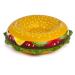 BigMouth Inc. Snow Tube, Inflatable Sleds for Kids and Adults, Heavy Duty PVC Giant Cheeseburger