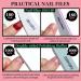 Fandamei Nail Buffer & File Set | Gel Nails Manicure Kit | 100/180 Nail Files Tongs & Shaver for Perfect Pedicures - International Shipping Available - Buy Online on GoSupps.com