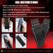 MADSABRE Ballistic Dart Launcher | Metal Darts for Hunting & Camping | Accurate Shooting | Black Color - Buy Online on GoSupps.com