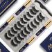 MENAKA 3D Magnetic Eyelashes with Eyeliner Kit - Natural Looking Reusable Magnetic Lashes - Easy to Apply - 10 Pairs + 4 Tubes - Buy Online on GoSupps.com