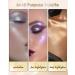  LYSdefeu Glitter Eyeshadow Palette Purple Cream Eyeshadow & Highlighter Waterproof and Durable Fine Texture Metallic Shimmering Eye Makeup Makeup for Women and - Buy Online on GoSupps.com