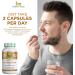 Organic Ashwagandha Capsules Full Strength with Black Pepper Extract - 120 Veg Capsules. 120 Count (Pack of 1) - Buy Online on GoSupps.com