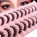 10 pairs of false eyelashes manga lashes natural look artificial eyelashes anime fake lashes 15mm short cosplay lashes faux mink spiky wispy false eyelashes eyelashes (10p-002) 10p-manga-002