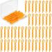 48 Pieces Metal Free Bobby Pins Plastic Bobby Pins Grip Hair Pins Sturdy Wave Hair Pins with Box for Women Girls  Brown