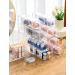 A Versatile Transparent Cosmetic Display Box with Four compartments for Lip Gloss Eye Shadow Nail Polish and Jewellery Four-compartmentdailydisposablecontactsstoragebox - Buy Online on GoSupps.com