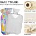 Shop Naanle Colorful Oil Painting Heat Bottle - 2L Transparent Hot Water Bottle for Pain Relief & Warmth | Ideal for Bed Hands & Feet Therapy - Buy Online on GoSupps.com
