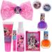 Disney Minnie Mouse Cosmetic Backpack Set for Kids Girls - Includes Hair Bow, Nail Polish, Glitter, Nail File - Perfect for Parties & Sleepovers - Buy Online on GoSupps.com