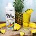 Best Body Nutrition Vital Drink Zerop - Pineapple Flavor Sugar-Free Beverage Concentrate - 1L (Makes 80 Liters) - Premium Syrup for Health and Hydration - Buy Online on GoSupps.com