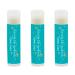 Andaz Press Aqua Turquoise and Gold Glittering Graduation Party Collection Lip Balm Favors Kissing the Graduate Good Luck! 12-Pack Favor Lip Balm