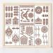 6 Sheets Brown Henna Temporary Tattoo Stickers - Lace & Mandala Body Art Design for Women - Waterproof & Sexy Fake Tattoos - Buy Online on GoSupps.com
