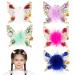 5 Pcs Hair Clips for Girls  Flying Butterfly Hair Hairpin  Sparkling Crystal Stone Hair Barrettes  Metal Snap Hair Pins  Cute Moving Flying Butterfly Hair Styling Accessories  Gifts for Women Girls