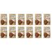 Mulino Bianco Pack of 12 Mulino Bianco Cioccograno whole grain biscuits with chocolate 350g
