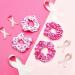 20 Pink Ribbon Breast Cancer Hair Scrunchies - Hair Ties for Women & Girls - Breast Cancer Awareness Accessories - Buy Online on GoSupps.com
