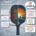 Pickleball Paddles Set of 2 with Bonus Ball Retrievers | Lightweight Pickleball Set with Rackets, Indoor/Outdoor Balls, Carry Case | for Adults, Kids, Beginners, Professionals - Buy Online on GoSupps.com