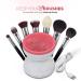 Electric Makeup Brush Cleaner Machine by InfinityyS | USB Automatic Cleanser for All Brushes - Easy to Use - Pink - Buy Online on GoSupps.com