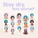 Premium Reusable Waterproof Shower Cap for Long Hair | Anti-Frizz Terry-Lined Double-Sided Design | Ideal for Curls | Black Women's Shower Cap - Buy Online on GoSupps.com