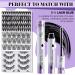 B&Q Cluster Lash Glue 10ML - Fast Drying Black Bond for Long Lasting Lash Extensions | Strong Hold Eyelash Cluster Glue - Buy Online on GoSupps.com