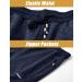 MAGNIVIT Men's Navy Blue Tracksuit Set - Small | Full Zip Athletic Jogging Sweatsuit - Buy Online on GoSupps.com