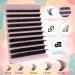Fluffy Lash Clusters 80D - 200 Pcs Thick D Curl Eyelash Extensions 8-16mm DIY Wispy Mink Lashes by TMIELYBS - Buy Online on GoSupps.com