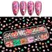 Noverlife 36 Grids Christmas Nail Art Sequins - 3D Holographic Laser Snowflake Star Glitters for Holiday Manicure - Buy Online on GoSupps.com