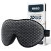 INNELO Sleep Mask, 2022 Comfortable Light Blocking Eye Mask for Men Women, 3D Contoured Cup Sleeping Mask No Pressure Soft Eye Masks Covers for Sleeping Blindfold for Travel Nap Night Shift - Grey