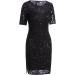 Buy VIJIV Women's Vintage 1920s Gatsby Sequin Beaded Lace Cocktail Dress - L/UK14-16/EU42-44 - Black | International Shipping Available - Buy Online on GoSupps.com