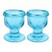 Eye Wash Cup for Effective Eye Cleansing - Eye Shaped Rim Snug Fit Perfect Eye wash kit Cleansing Remove Dust Perfect Eye wash kit Portable Eye Rinsing Cup for Home Travel Use - Set of 2 Sky Blue