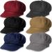 6 Pieces Women Newsboy Cap Warm Wool Visor Beret Hats Soft Newsboy Hats for Women Vintage Baker Boy Hat for Women Girls Elegant Color