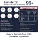 Lactoferrin Powder 100g 95%+ Pure Bovine from Grass-Fed Australian Cows Helps in Immune & Gut Support Iron Absorption Skin & Bone Health Neutral Taste (Recommended 250mg Per Serving) - Buy Online on GoSupps.com