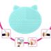  2-Pack Makeup Brush Cleaning Mat Cute Cat Ear Animal Design Silicone Portable Brush Cleaner Pad Washing Tools with Suction Cups US Patent Registered (Purple+Green) - Buy Online on GoSupps.com
