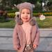 KAKU NANU Toddler Winter Hat with Double Pom Pom | Fleece Lined Beanie for Baby Boys and Girls 1-2 Years - Dark Purple - Buy Online on GoSupps.com
