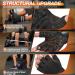 SIMARI Workout Gym Gloves Weight Lifting Gloves with Wrist Wrap Support SBR Pad Grip for Full Palm Protection - Fingerless - black - medium - Buy Online on GoSupps.com