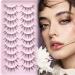Manga Lashes Korean Natural Anime Eyelashes Wispy 3D Curl 15MM Clear Band - 10 Pairs by Mavphnee - Natural Wispy - Buy Online on GoSupps.com