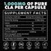 Gains in Bulk Clear Cut CLA Pure Conjugated Linoleic Acid Supplements for Men & Women to Support Body Composition & Fitness Goals Gluten Free Vegan Non GMO 1000 MG per Capsule 30 Servings - Buy Online on GoSupps.com