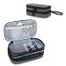 Trunab Portable Travel Bag with Weekly Pill Box Organizer 2 Times a Day Pill Case for Pills Vitamin Fish Oil Supplements Holder Grey