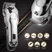 Fagaci Professional Cordless Hair Clippers for Men - Barber Cutting Kit in Gold - Buy Online on GoSupps.com
