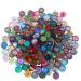 SUPVOX 200pcs Mixed Mosaic Tiles Glass Mosaic Tile Assortment for DIY Crafts Crystal Mosaic Supplies 14mm