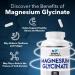 Magnesium Glycinate 400mg per Serving High Absorption Gentle on Stomach Supports Sleep Relaxation Muscle Bone & Immune Health Non-GMO Vegan 180 Capsules - Buy Online on GoSupps.com
