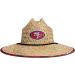 San Francisco 49ers Floral Lifeguard Beach Straw Sun Hat - FOCO Men's NFL Team Logo - One Size - Buy Online on GoSupps.com