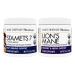 Host Defense Bundle with Stamets 7 Mushroom Powder 3.5 oz & Lion's Mane Powder 3.5 oz - Support Immune Health with 7 Species Blend - Support Brain Health Memory & Focus*