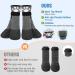 BEAUTYZOO Anti Slip Dog Socks Boots | Waterproof Grip Bottom | Paw Protector for Hardwood Floors | Adjustable Straps | Grey, Large - Buy Online on GoSupps.com