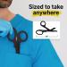 Madison Supply 7.5 Medical Scissors - Premium Quality Stainless Steel Bandage Shears for Nurses, EMT & Trauma - Fluoride-Coated Blades, Non-Stick, Black Handle - 1 Pack - Buy Online on GoSupps.com