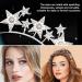 Stars Headband Star Adhesive Face Headbands Star Headbands Rhinestone for Carnival Parties Cosplay and Birthday Parties (Silver) - Buy Online on GoSupps.com