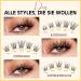DIY Eyelash Extensions Set - 144 PC Natural Curl Clusters with Adhesive | Easy At-Home Application for Beginners - Quwel QUJX-KIT - Buy Online on GoSupps.com