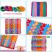 Aodaer 288 Pieces Loom Potholder Loops | Elastic Weaving Craft Refill Kit | Multiple Colors for DIY Crafts | Compatible with 7 Inch Loom - Buy Online on GoSupps.com
