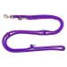 Dogeline Double leash Practice line for medium dogs up to 45 kg over 39 colors very stable (2.40 m malibu) 2.40 m blue-lilac