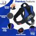 Pawpawify Custom Dog Harness - No Pulling Durable Chest 28-38in Blue - Personalized Name & Phone Number for Training & Walking - Buy Online on GoSupps.com