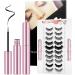 SENSIVO_GER magnetic eyelashes with eyeliner (10pcs) False Eyelashes Natural Look False Lashes Magnetic Lashes Eye Lashes Sets Pack Fake Eyelashes Magnetic Lashes Multipack False Eye Lashes - Buy Online on GoSupps.com