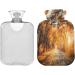 Buy Naanle 2L Hot Water Bottle - Autumn Forest Design for Pain Relief & Warmth | Ideal for Back Hand Foot & Neck Therapy - Buy Online on GoSupps.com