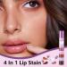 Lip Gloss Set Shimmery Lip Gloss Velvety Lip Tints Plumping Lip Gloss Glossy Lip Look Non-Sticky Lip Gloss 4 Color Lip Gloss Glossy Lip Tints Lip Gloss for Women  - Buy Online on GoSupps.com